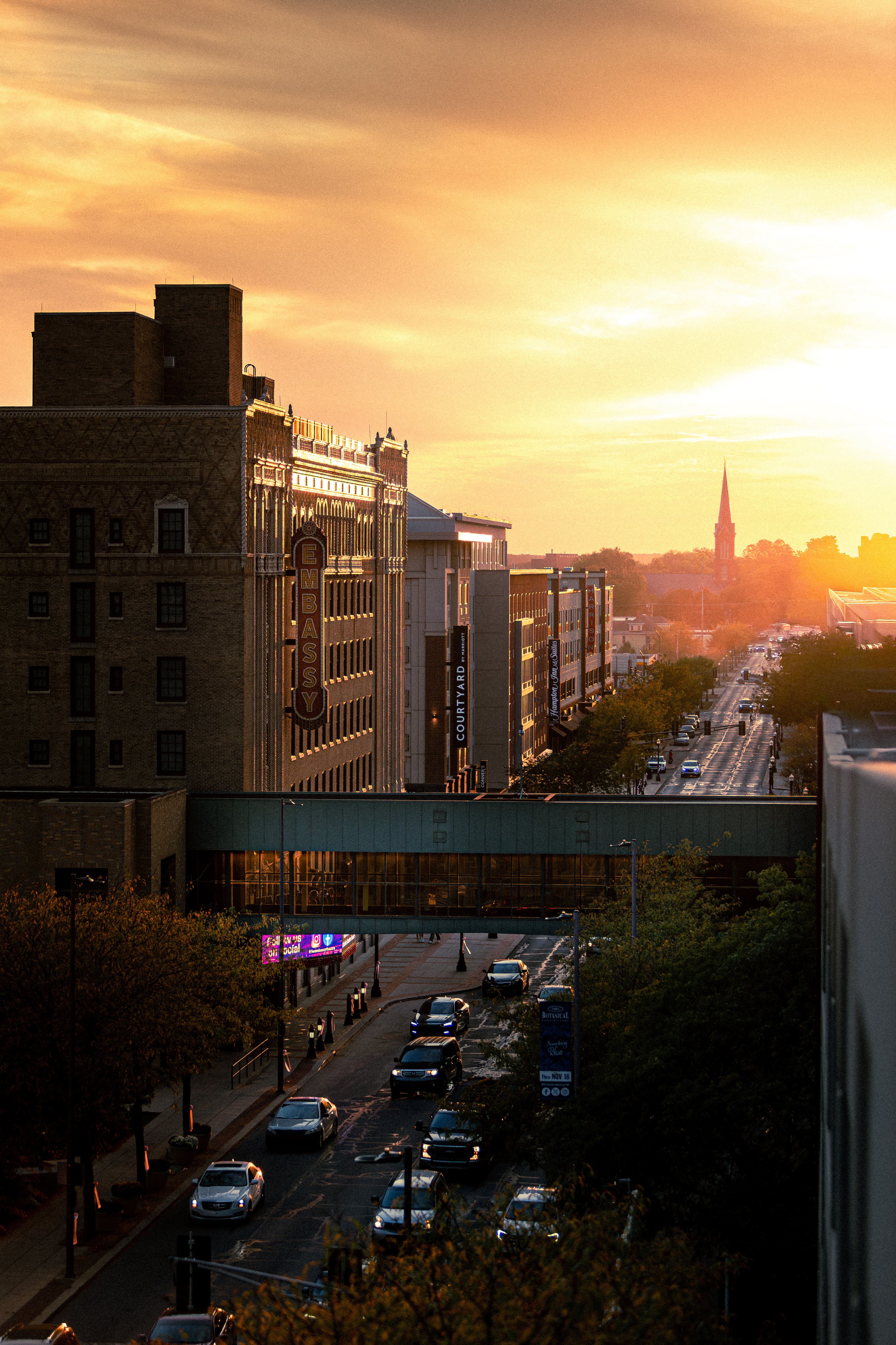 Downtown Fort Wayne Sunset